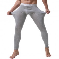 Mens Thin Modal Elastic Breathable Underwear Solid Color Bottom Sleepwear