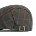 Menico Men’s Cotton British Vintage Fashion Plaid Casual Beret Hat