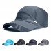 Unisex Polyester Casual Outdoor Mountaineering Breathable Adjustable Quick Dry Sunshade Baseball Hats