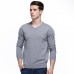 100  Merino Woolen Pullover Fashion V Collar Warm Fleece Knitted Casual Sweater Pullovers