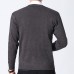 Autumn Winter Men’s Casual V  neck Warm Knit Pullovers Fashion Long Sleeve Sweater Pullovers