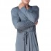 Sexy Cozy Casual Home Thin Drawstring Sleepwear Pajamas Bathrobes for Men