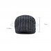 Menico Men Embroidered Striped Outdoor Casual Beret Sun Hat Flat Cap