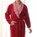 Men Thick Warm Robes Bathrobe Comfort Autumn Winter Pajamas Home Sleepwear