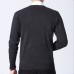 Autumn Winter Men’s Casual V  neck Warm Knit Pullovers Fashion Long Sleeve Sweater Pullovers
